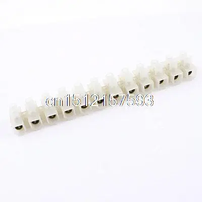 

60A Two Rows 12 Postions Screw Barrier Terminal Strip Block