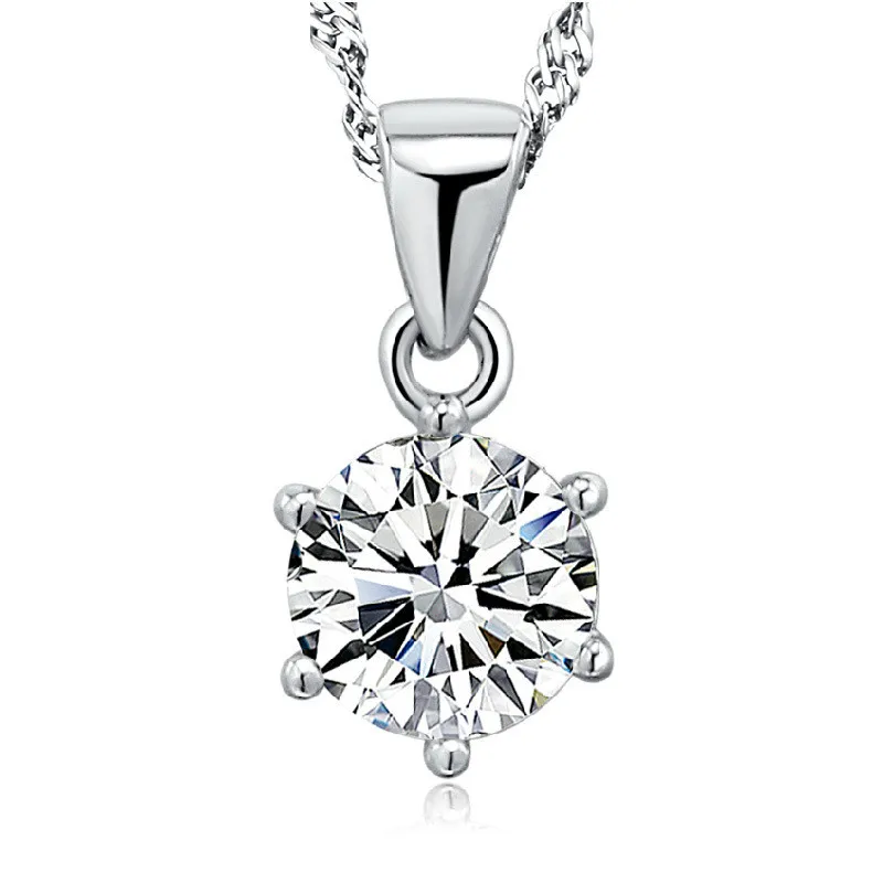 NEHZY Silver six claw crystal pendant jewelry female models cute retro fashion crystal jewelry