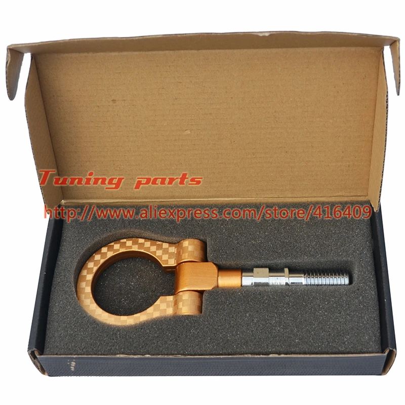 Racing Car Rear Tow Hook Towing Hook Gold JDM Tow Eyerear tow hook