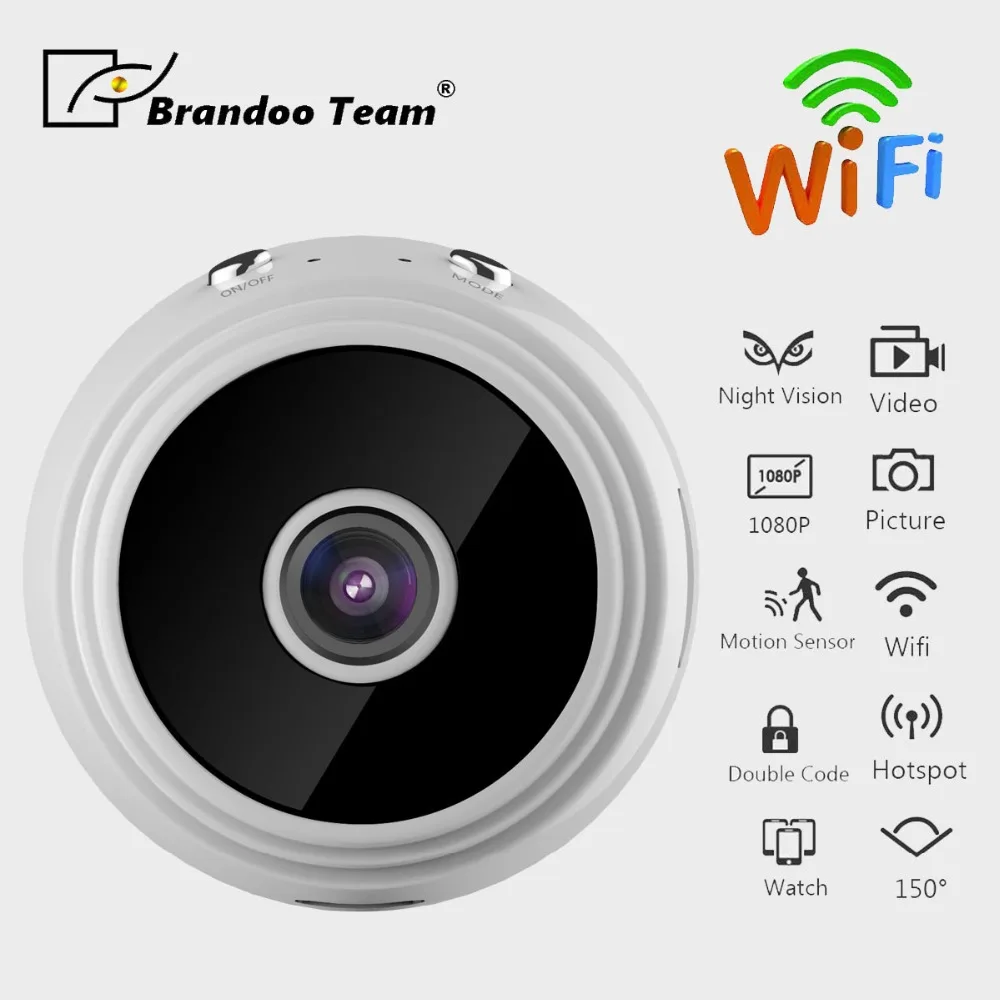 

Mini WiFi IP Camera Wireless Night Vision Mini Camcorder