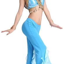 Танец живота Костюм Hip шарф поступление женские вино все товара костюм набор практика служба лазерной верхняя ткань "клёш от колена"