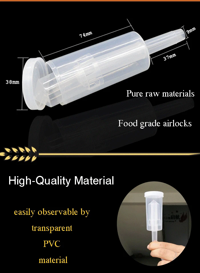 1 шт. пиво прочный цилиндр ферментерный шлюз односторонний выхлопной запечатанная вода обратный клапан для винное брожение пивоварения