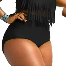 Женский купальник бикини с высокой талией, купальный пляжный купальник, плавки, плюс размер, сексуальный, новинка,, maillot de bain femme