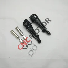 Preto Frente Footrest Pé Pegs para Kawasaki Ninja ZX6R ZX10R ZX-6R ZX-7R ZX-9R ZX-ZX-10R 12r ER6F ER6N