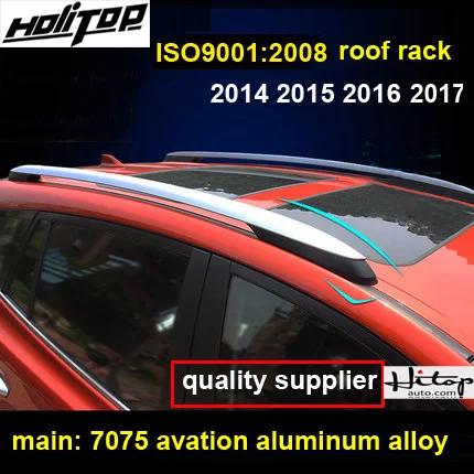 Багажник на крышу рейка для Toyota RAV4 2009 2012 или 2014 2018 авиационный алюминиевый сплав