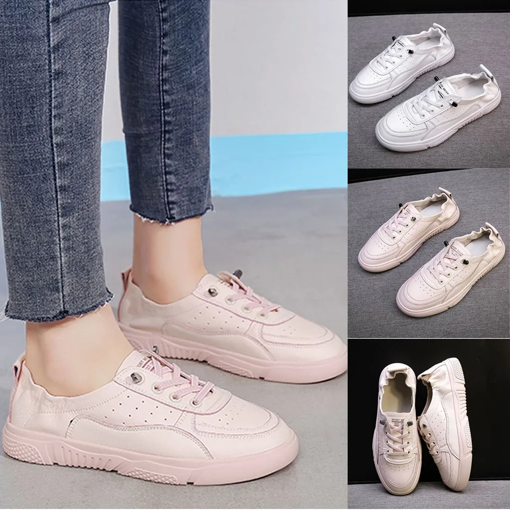 Women Running shoes Women's Spring Summer White Shoes Wild Casual Shoes Breathable Flat Sneakers sneakers fast delivery