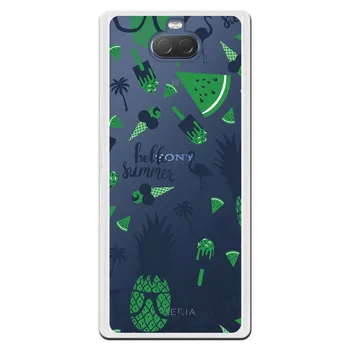 

Stand case costume drawing Hello Summer Blue WP007 for Sony Xperia 10