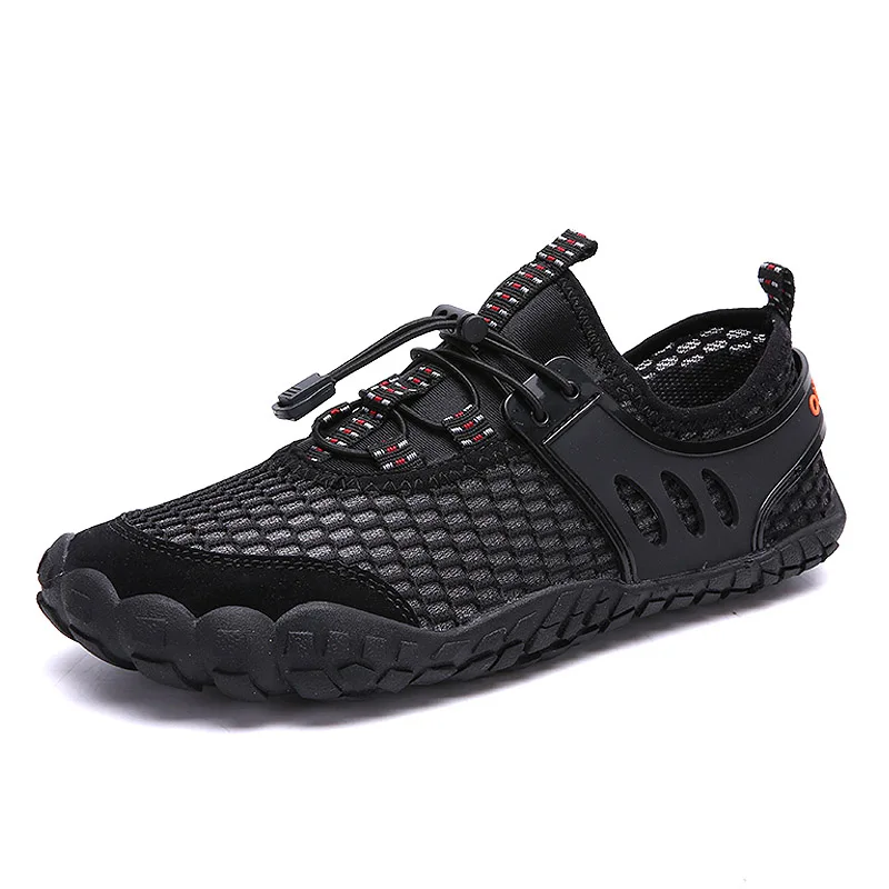 

2019 Water Shoes Men River Beach Surfing Slippers Outdoor Non-slip Upstream Aqua Five Finger Shoes Soft Fitness Light Sneakers