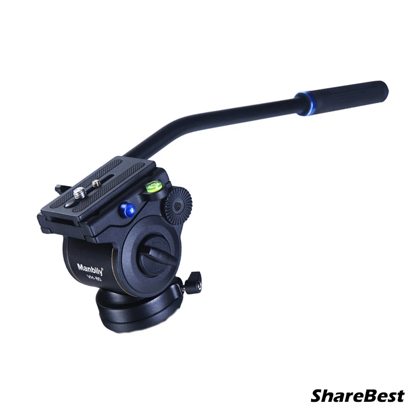 Video Camera Damping Fluid Tripod Head Hydraulic Head Panoramic Head for Slider Monopod DSLR Camera Shooting Video Film