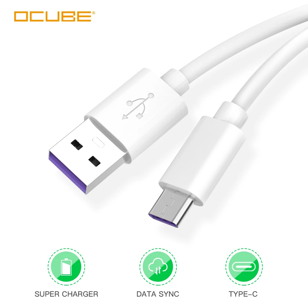 Зарядный кабель Usb Type-C для Huawei P30 Pro 5a P20 Lite Mate 9 10 P10 Plus V10 | Мобильные телефоны и