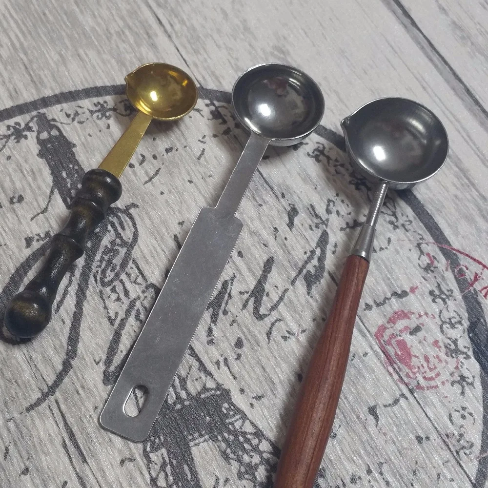 High quality Stainless Steel Spoon Wax Seal Spoon For Melt Wax Melted
