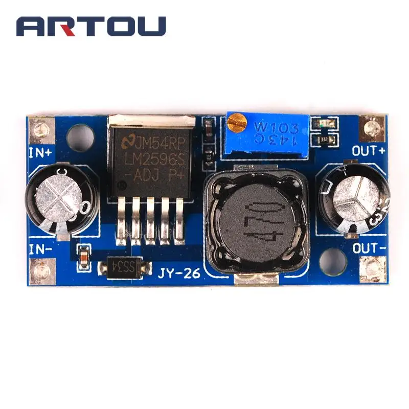 

LM2596 LM2596S ADJ Power supply module DC-DC Step-down module 5V/12V/24V adjustable Voltage regulator 3A