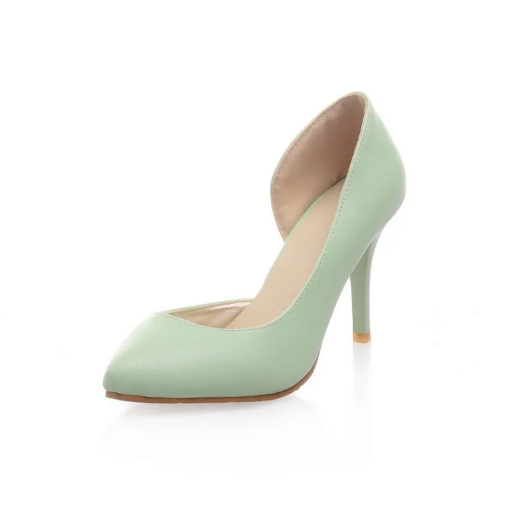 

Hot Selling Pointed Toe Shallow Mouth Slip-on Women Pumps Elegant Thin Heels High Heels Women Shoes Ladies Versatile Party Shoes