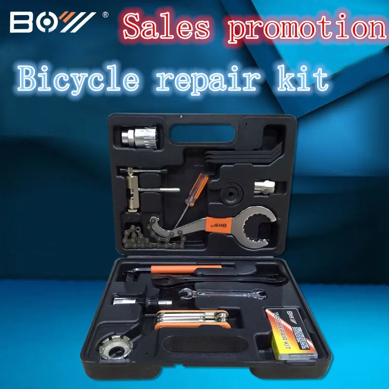 Набор инструментов для ремонта велосипеда для мальчиков, универсальный чехол для горного велосипеда, дорожный велосипед 44 в 1, набор инструментов для ремонта велосипеда, запчасти для велосипеда