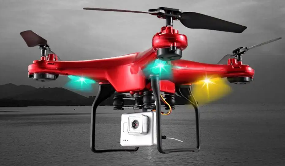 Обновление Новый Дрон с камерой 720 P HD 0 3 Вт белый парение Helikopter VS SYMA X52 RC полный hd