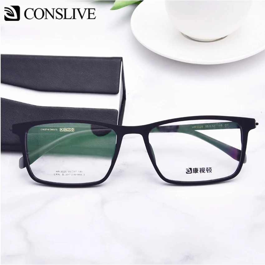 

Optical Eye Glasses Frame for Men Myopia Multifocal Soft Rubber Nearsighted Eyeglasses Men Big Optical Spectacles Frames HR3025