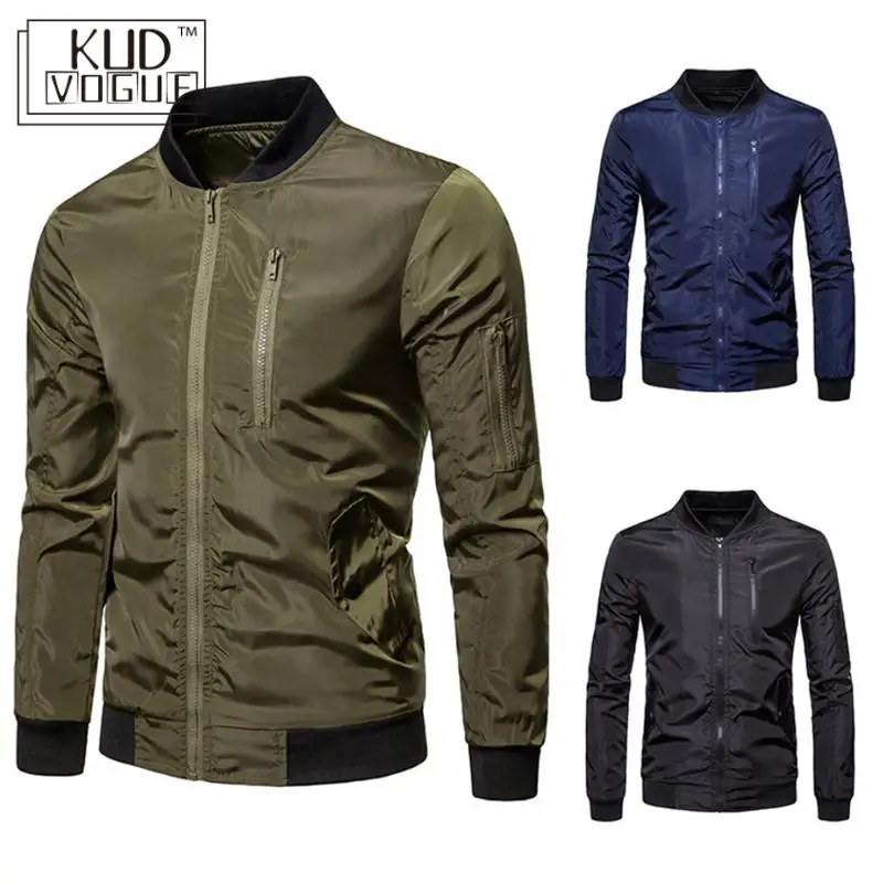 Мужские 2019 весенние повседневные куртки бомберы пальто Новое поступление модные