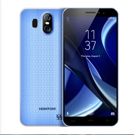 HOMTOM S16 телефон 5,5 дюймов 2 Гб ОЗУ 16 Гб ПЗУ задняя камера 13 МП+ фронтальная камера 8 Мп 18:9 четырехъядерный смартфон MTK6580 3000 мАч - Цвет: Blue