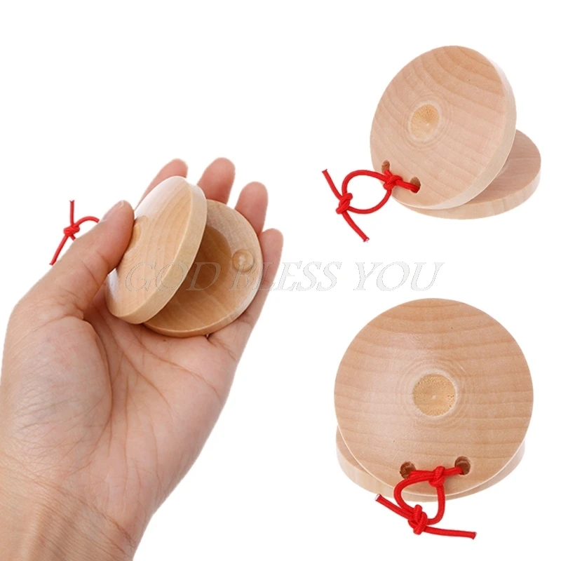 

Wooden Castanets Wood Percussion Flamenco Musical Instrument Education Child's Intellectual Development Listening Ability
