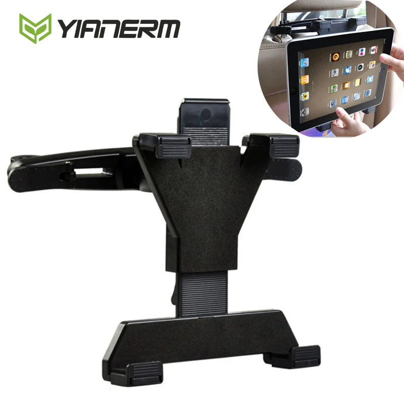 Yianerm Car Headrest Tablet Holder 360 Rotating Car Seat Mount Bracket