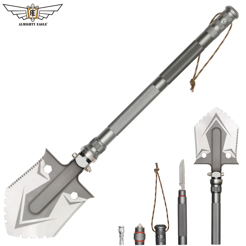 Online ALLMÄCHTIGEN ADLER Professional outdoor überleben Taktische Multifunktionale Schaufel klapp Werkzeug Wandern camping ausrüstung Armee werkzeuge