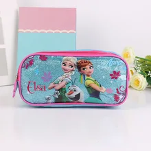 Дисней пеленки мешок Замороженные мультфильм пенал карандаш студенческий Эльза ящик пенал с мультяшным рисунком косметический подарок для мальчика девочки микки