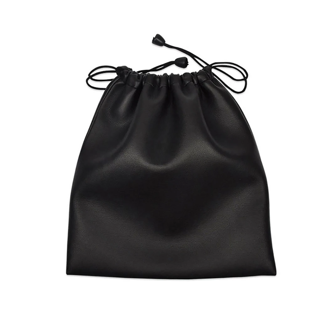 21.5x20cm Big Capacity PU Leather Headphone Storage Bag Headband Bags Waterproof Headset Pouch