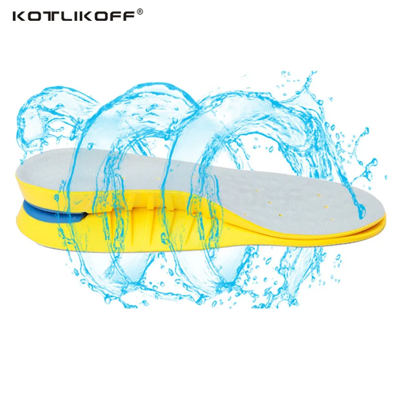 KOTLIKOFF PU Sport Insoles Sweat Absorption Pads Running Sport Shoe Inserts Breathable Insoles Foot Care Expert Men And Women KOTLIKOFF PU Sport Insoles Sweat Absorption Pads Running Sport Shoe Inserts Breathable Insoles Foot Care Expert Men And Women