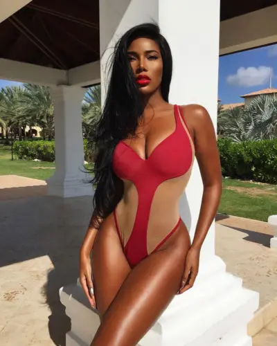 

Women Swimwear Women One Piece Bikini Sexy Red Patchwork Monokini Bikinis Beachwear Swimsuit Bathing Suit Maillot De Bain