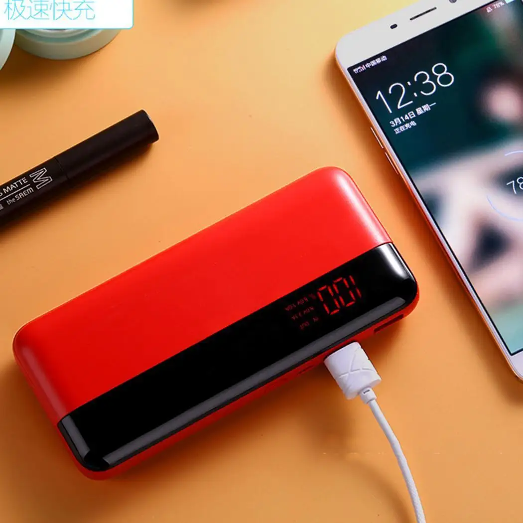 Общий двойной usb порт 6500 мАч, цифровой дисплей, смартфон, Банк питания