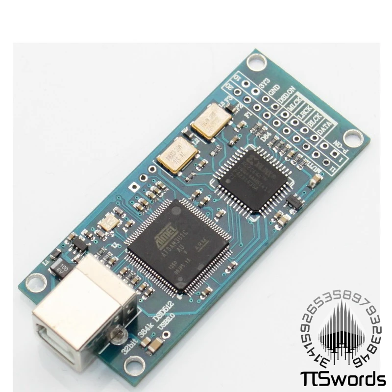 Piswords-HIFI ޺ 384 USB-I2S  ̽, Amanero USB IIS , DSD512 32bit 384K I2S  , 