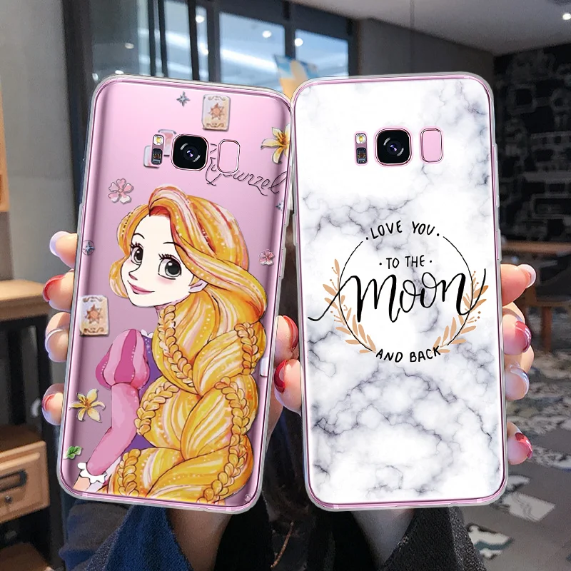 

Marble Princess TPU Case For Samsung Galaxy M10 M20 J7 Prime J3 A3 A5 A6 A8 2016 2017 2018 S7 Edge Note 8 9 S8 S9 S10 Plus A50