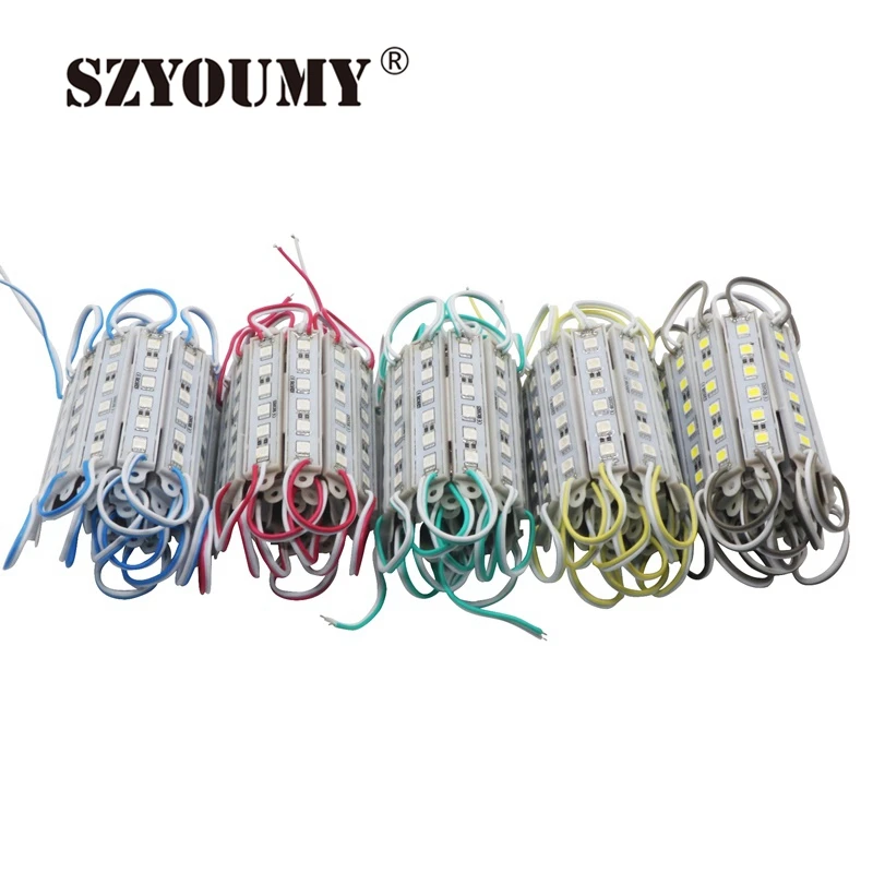 SZYOUMY LED Module 5050 6 LED 6 Light Color DC12V Waterproof
Advertisement Design LED Modules Super Bright Lighting 1000PCS