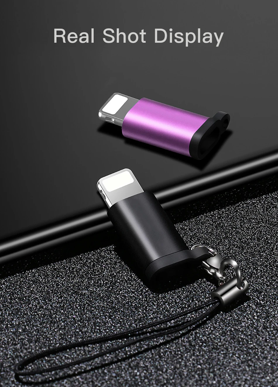 !ACCEZZ 4PC OTG Adapter Micro USB Female To Lighting 8 Pin For iphone X XS MAX XR 7 8 6S Plus Phone Data Sync Charger Converter (7)