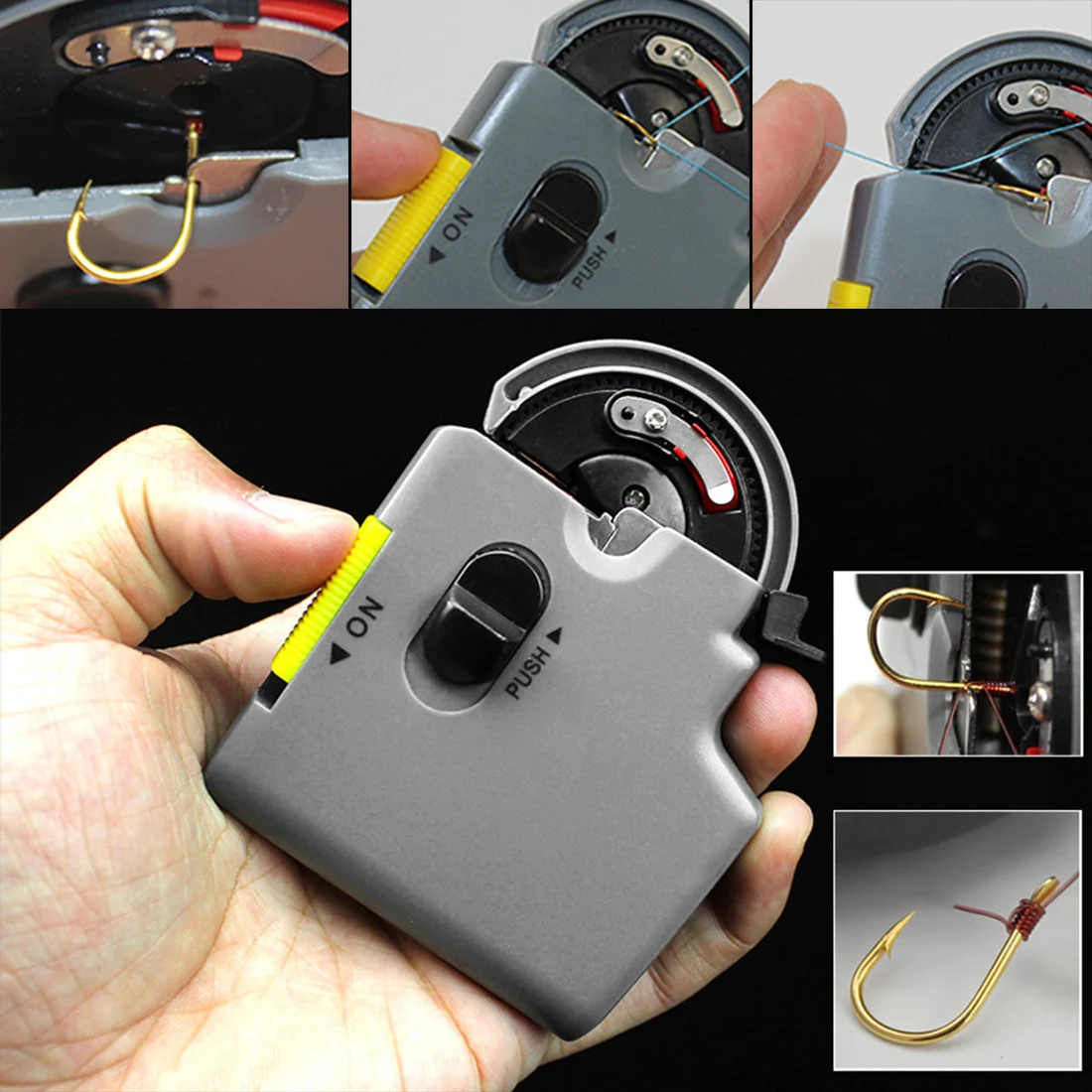 Buy 9cm*7cm Portable Electric Automatic Fishing Hook