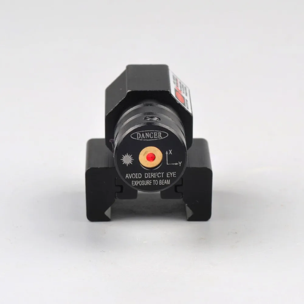 Маленькая красная точка лазерный прицел с 50-100 м Диапазон 635-655nm для пистолета регулируемый 11 мм 20 мм Пикатинни rail Охота прицел