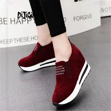 DIJIGIRLS/Женская обувь; летние туфли на платформе с клиновидным каблуком; женские повседневные лоферы; женская обувь