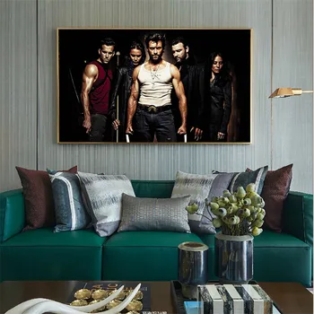 

Hot Sale Movie X-Men Origins Wolverines Posters Canvas Art Paint Cuadros Decoration Salon Bar Cafe Room Decor