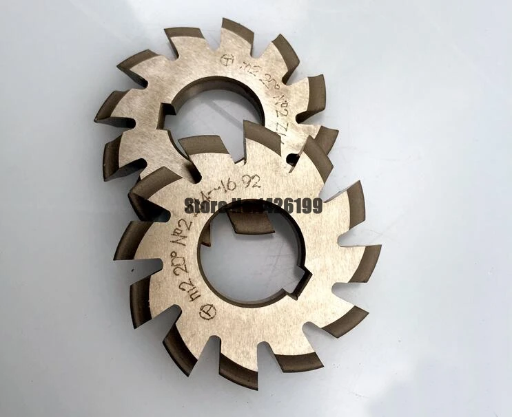 1PCS M0.5 M0.75 M1 M1.25 M1.5 M2 M2.5 M3 M4 M5-M10 Modulus PA20 degrees NO.1-NO.8 HSS Gear Milling cutter Gear cutting tools