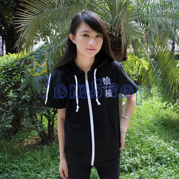 Tokyo Ghoul Short Sleeve Hoodie-2