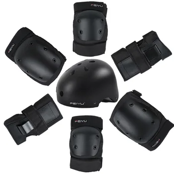 

Protective Gear Set Skating Helmet Knee Pads Elbow Pads Wrist Protector for Kids Adults Cycling Roller Skating Rock Climbing
