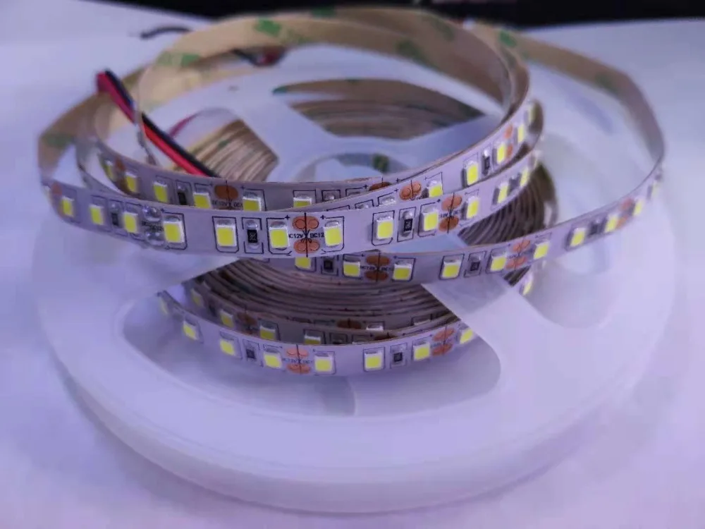 DC12V 8 мм Светодиодные полосы света 0 5 Вт/LED не водонепроницаемый SMD 2835 м 600LED 120л/м