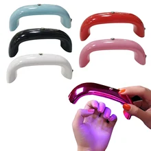 5 цветов 9 Вт гелевая лампа для полировки ногтей для ногтей DIY Мини УФ-лампа Сушилка для ногтей отверждаемая лампа портативный USB кабель для подарков для домашнего использования в путешествиях