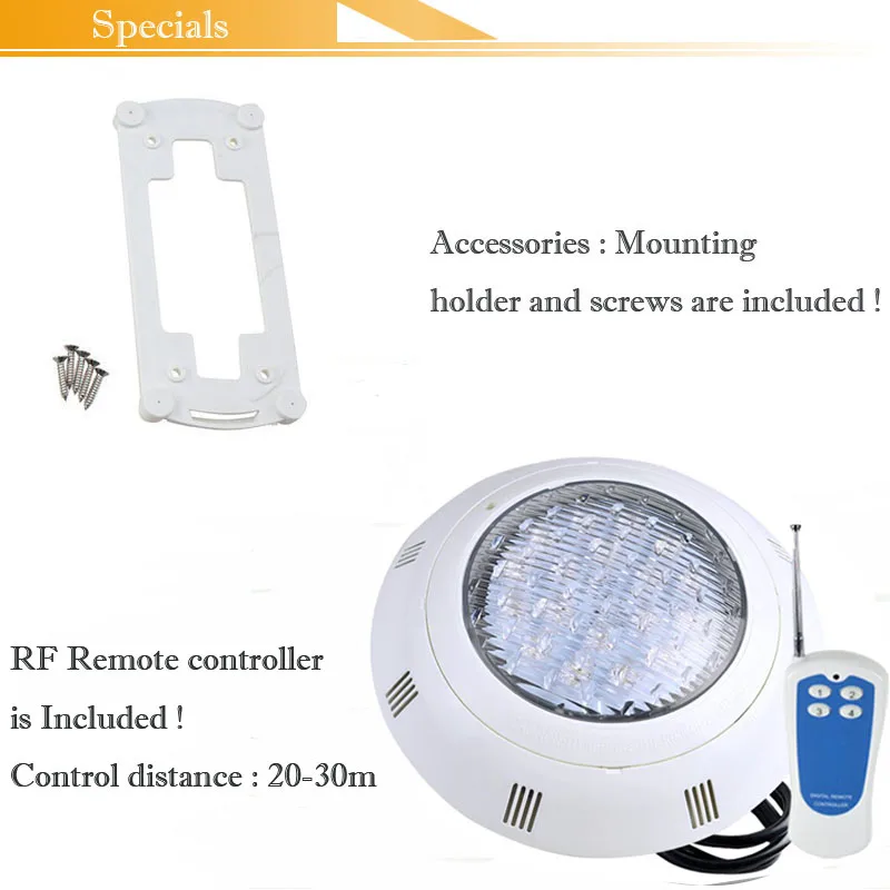 Pared RGB LED luz de la piscina PISCINA lámpara subacuática piscina IP68 impermeable para estanque decoración AC 12 V con remoto Pared RGB LED luz de la piscina PISCINA lámpara subacuática piscina IP68 impermeable para estanque decoración AC 12 V con remoto