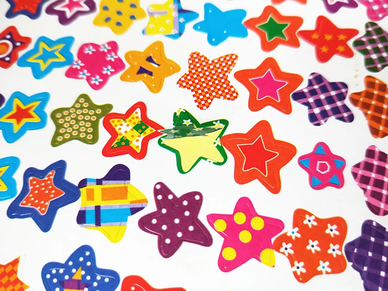  Happyxuan 20sheets/pack Stickers Stars for Scrapbook Paper Rewards Teacher Kindergarten Student Pra - 32844382543