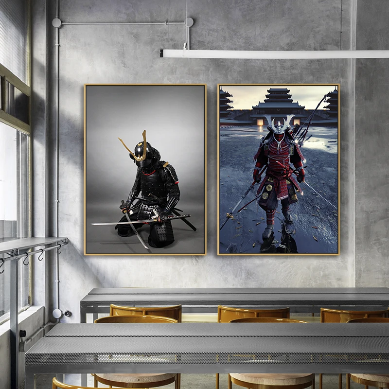 SAMURAI SKULL WARRIOR SWORD ART WALL LARGE IMAGE GIANT POSTER /"