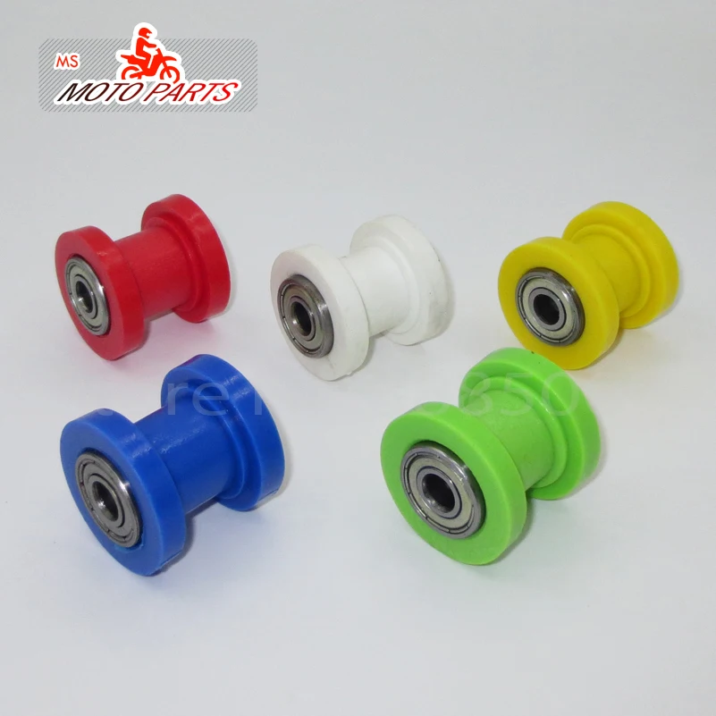 8mm 10mm Chain Roller Slider Tensioner Wheel Guide Pit Dirt Mini Bike Moto Atv High Quality M8 M10 Free