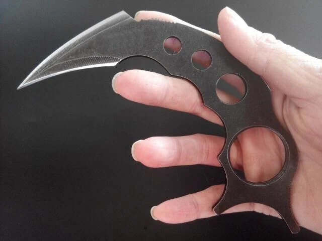 Нож karambit Ручная ковка травление высокое качество EDC инструмент открытый тактический нож кемпинг выживания разведка карманный нож