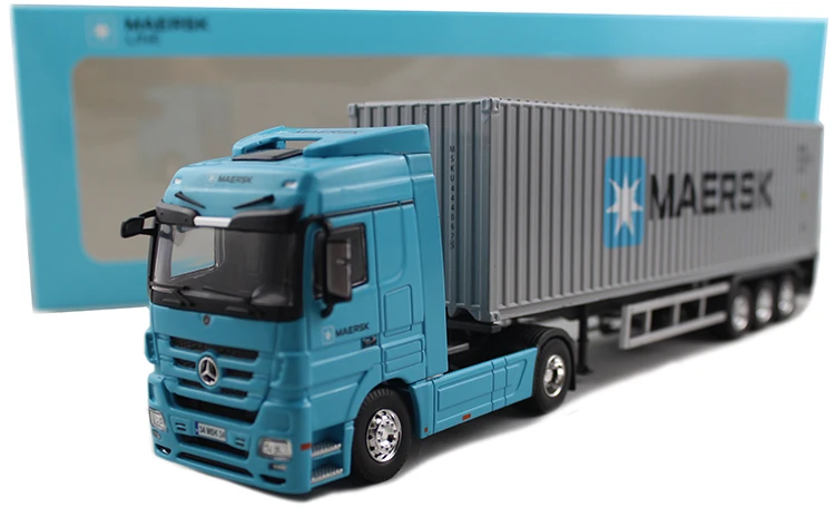 1:50 alloy container container truck MAERSK line shipping truck model Favorites Model