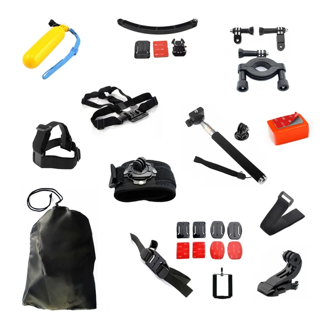 Supports accessoires GOPRO vis hook fixation casque harnais bobber photo  trépied